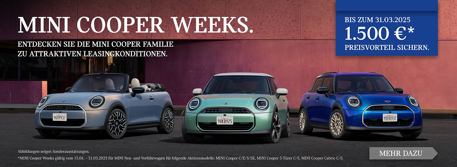 MINI COOPER WEEKS 2025