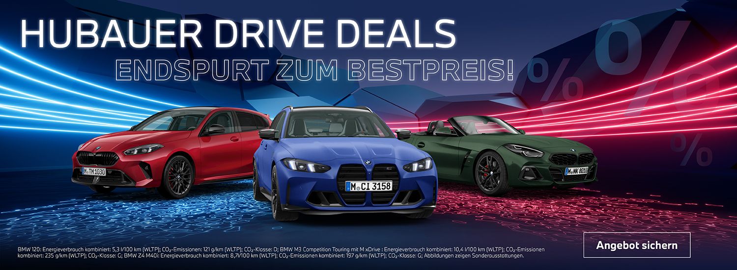 DRIVE DEALS - ENDSPURT ZUM BESTPREIS!