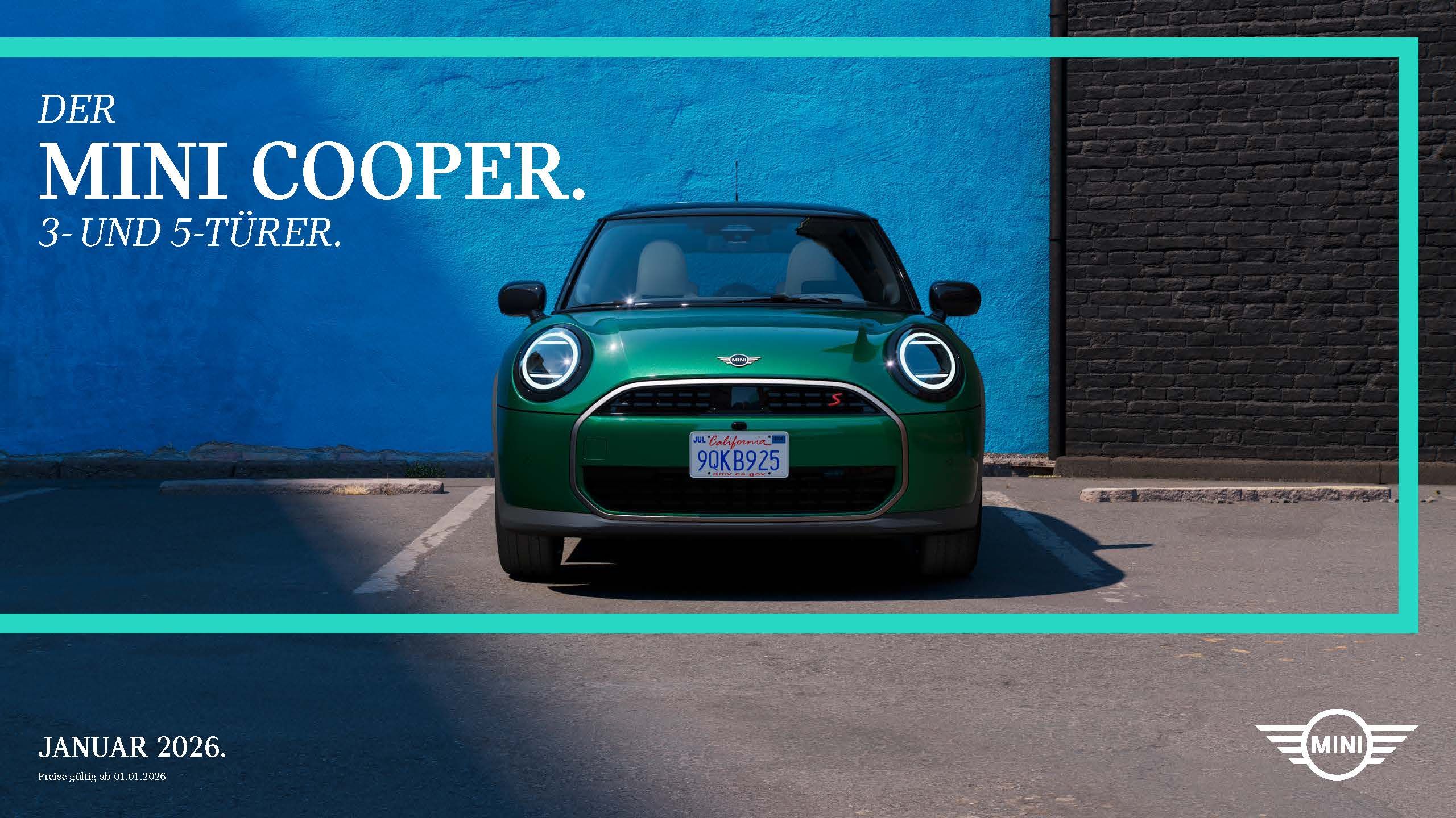 mini katalog preisliste 3 tuerer F66 mini 5-tuerer f65