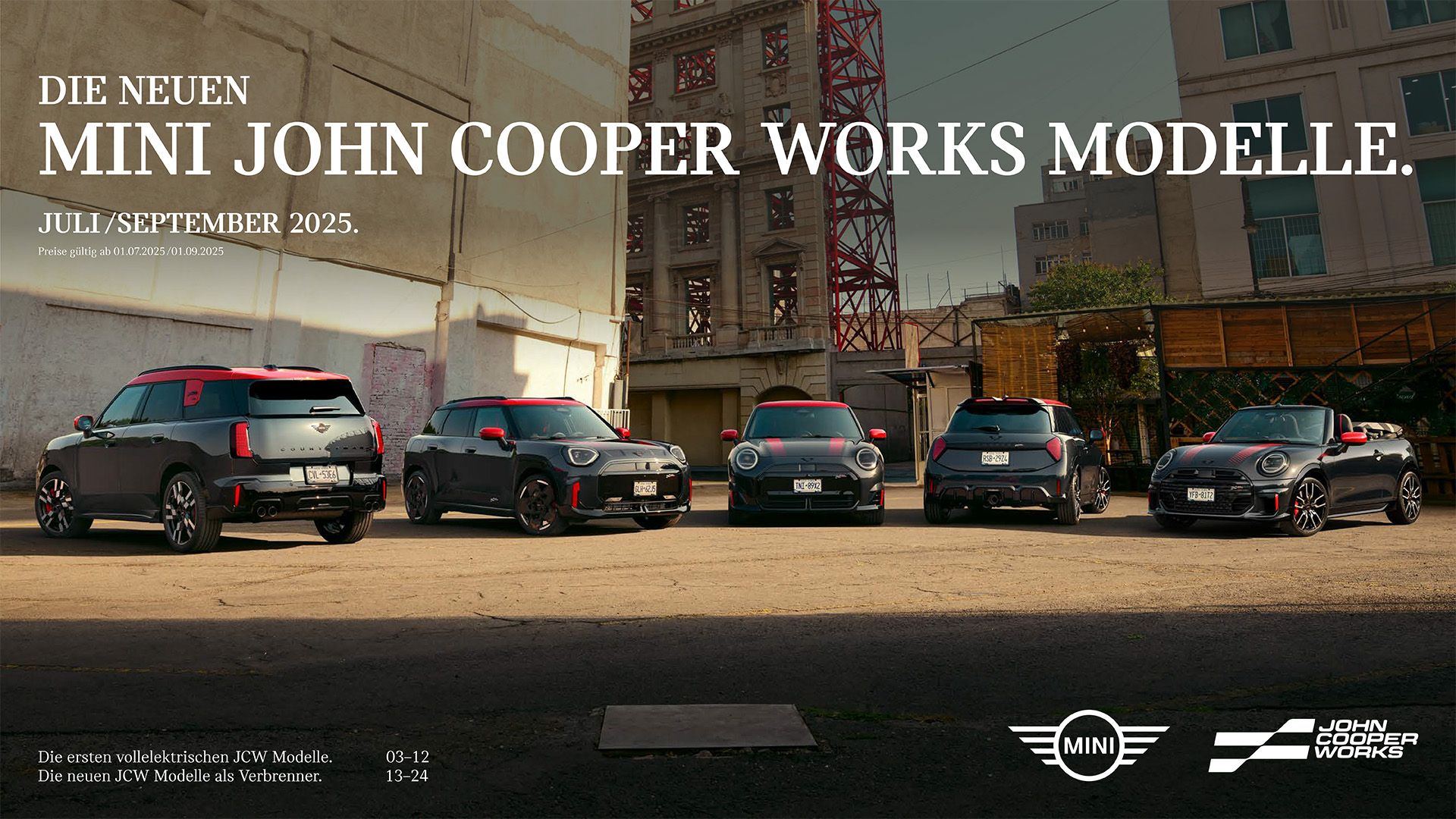 mini katalog preisliste mini john cooper works modelle 