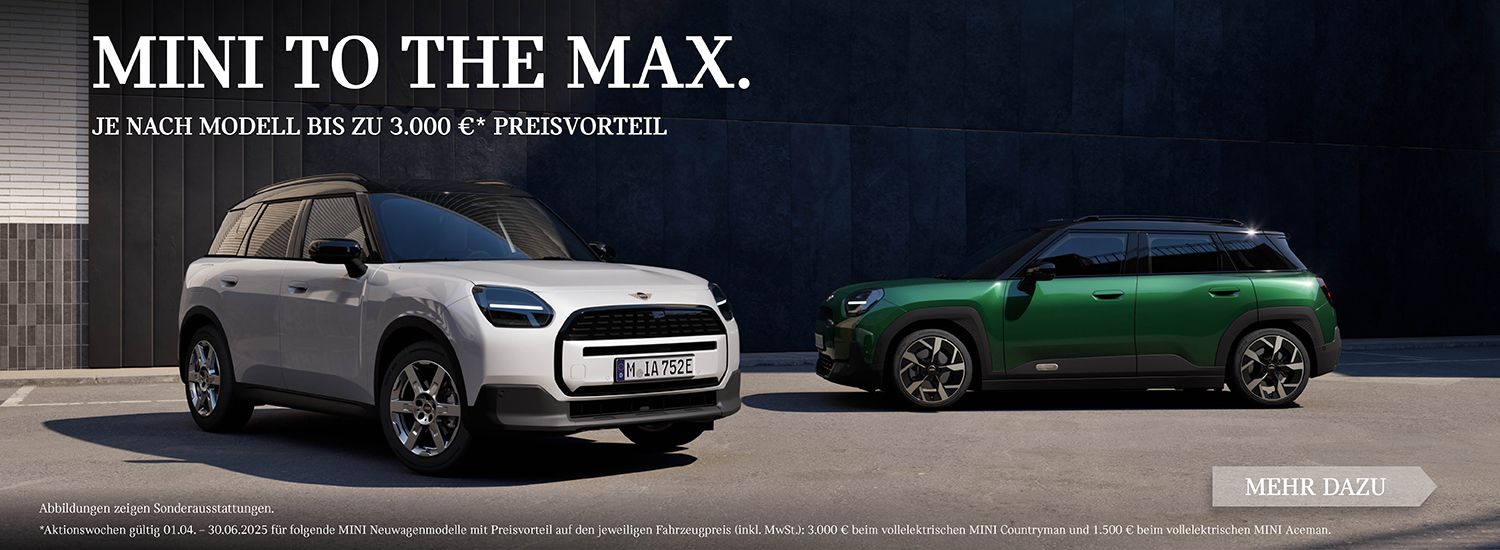 MINI TO THE MAX AKTIONSWOCHEN 2025