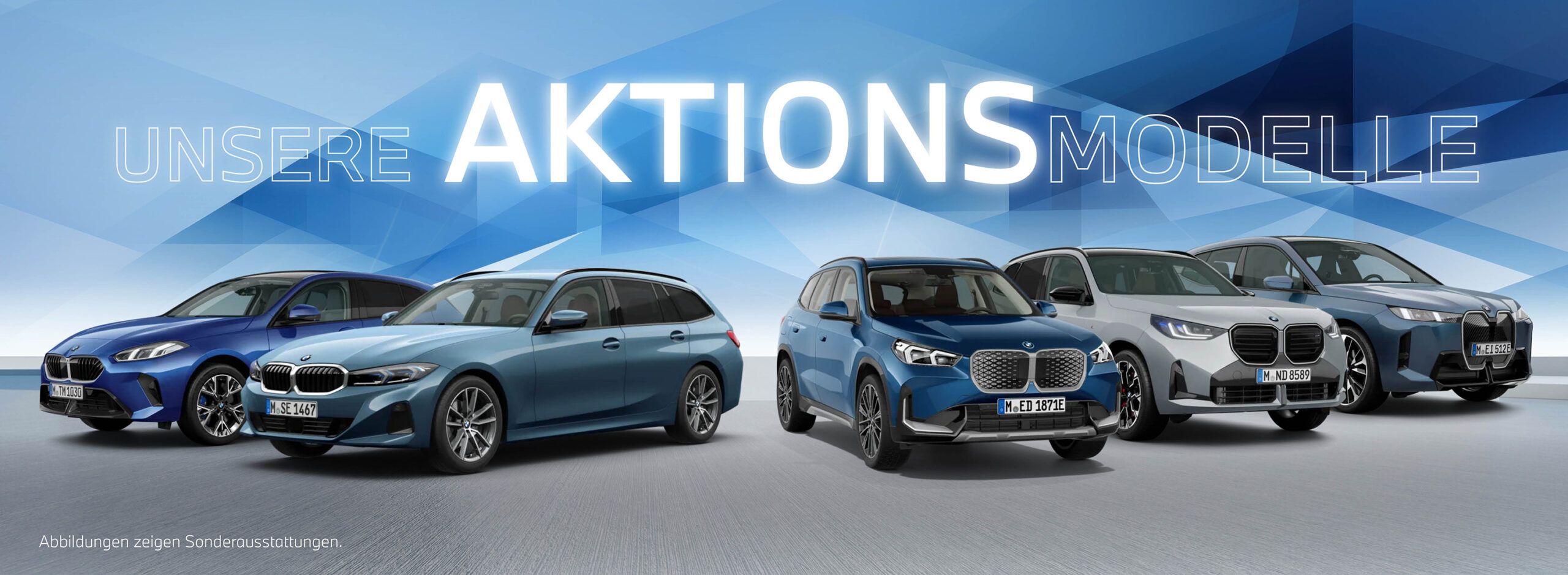 BMW Aktionsmodelle, BMW 1er, BMW 3er, BMW X1, BMW X3, BMW iX