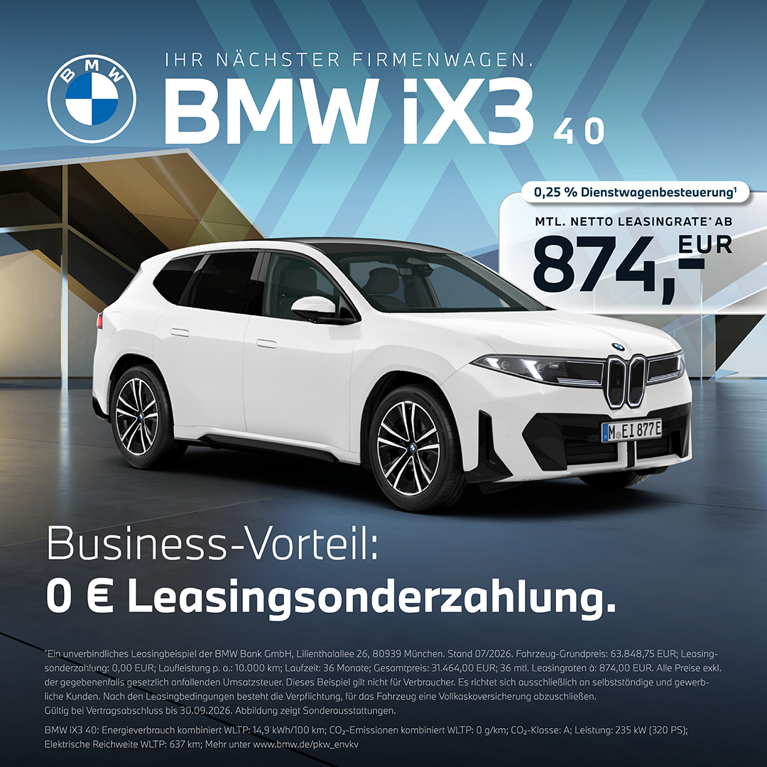BMW iX3 40 - Gewerbekunden