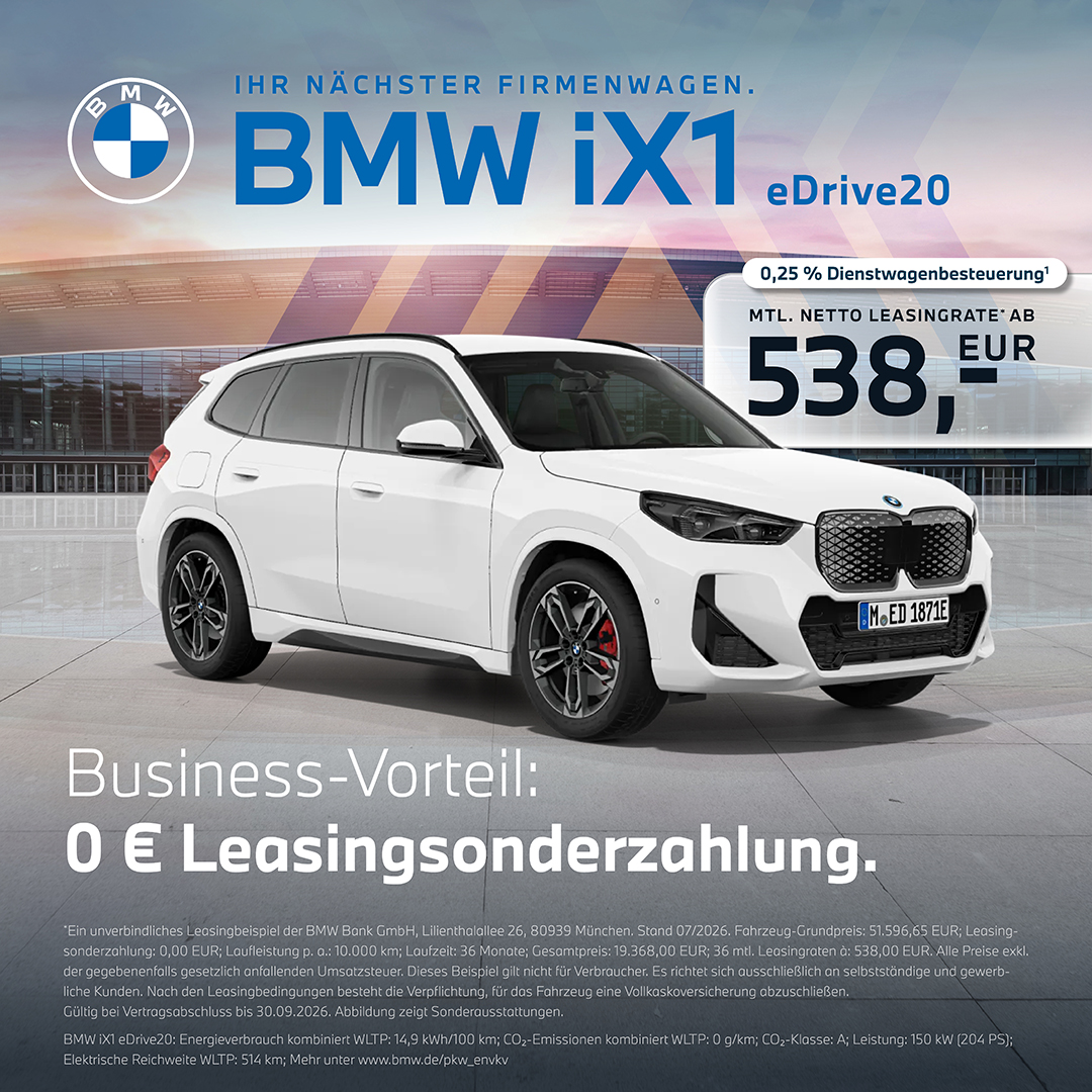 BMW iX1 - Gewerbekunden