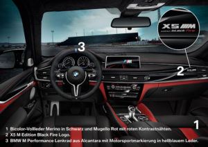 BMW X5M X6M Edition Black Fire