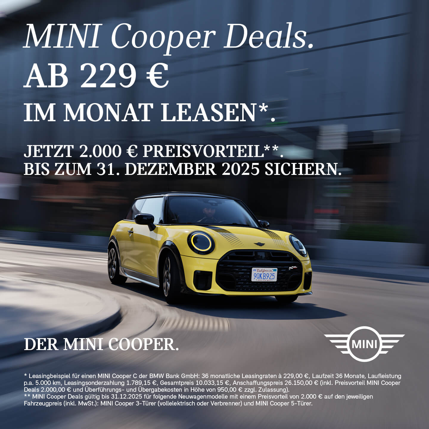 MINI Cooper Deals