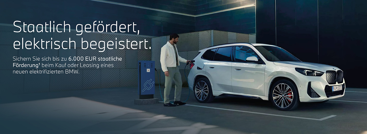 Staatliche Förderung E-Autos BMW