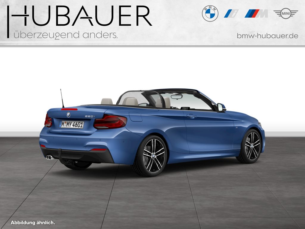 Fahrzeugabbildung BMW 220i Cabrio [M Sport, Navi, AHK, LED, PDC, SHZ]