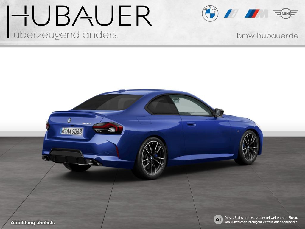 Fahrzeugabbildung BMW M240i xDrive Coupé [LC Prof., HUD, h&k, 19 LMR, RFK]