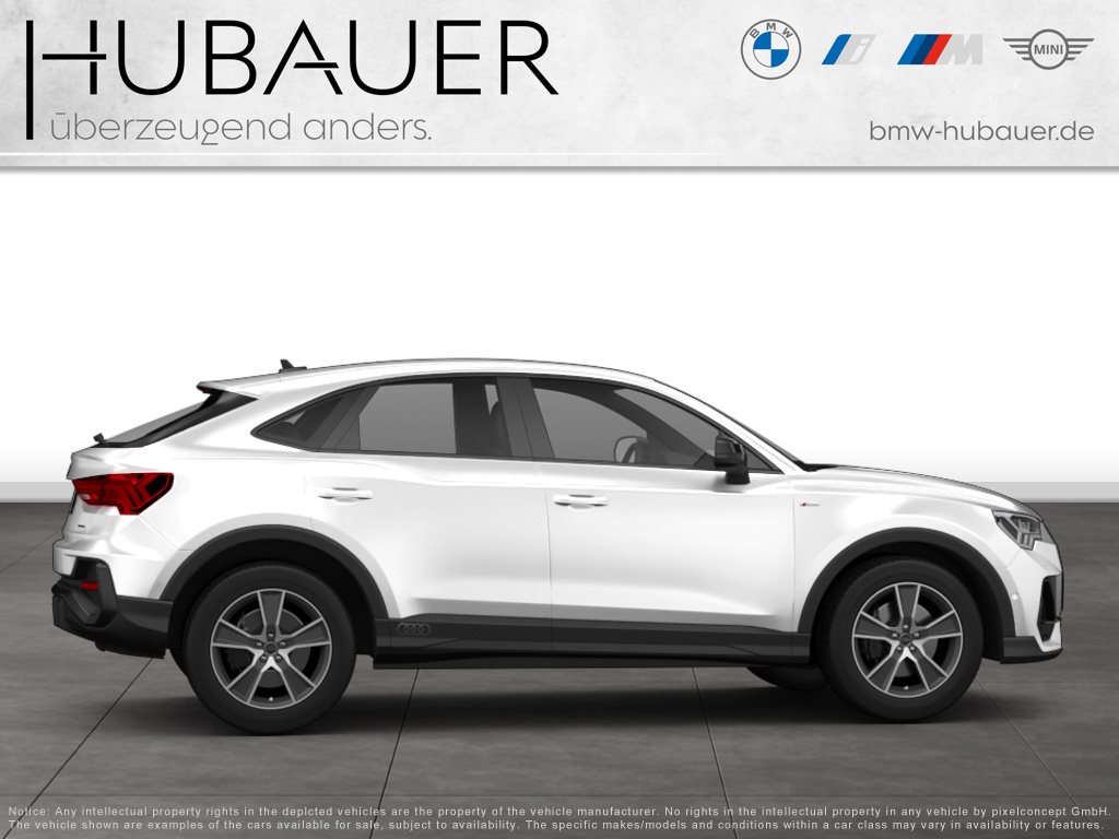 Fahrzeugabbildung Audi Q3 35 TFSI Sportback [AHK, 18 LMR, PDC hinten]