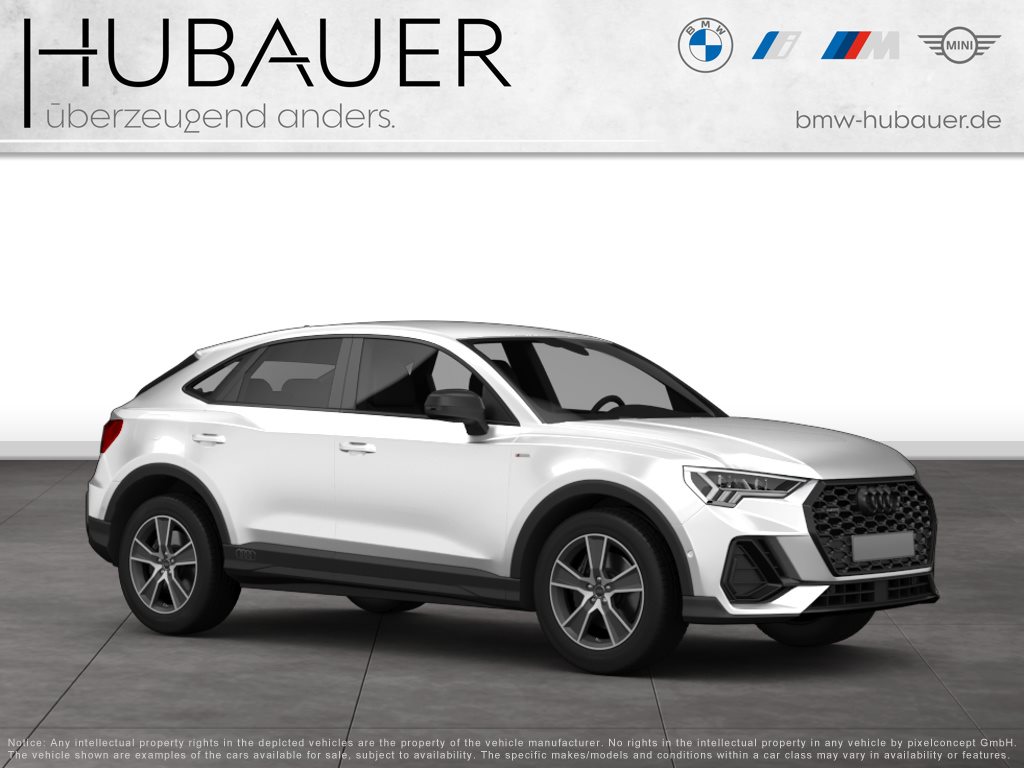 Fahrzeugabbildung Audi Q3 35 TFSI Sportback [AHK, 18 LMR, PDC hinten]