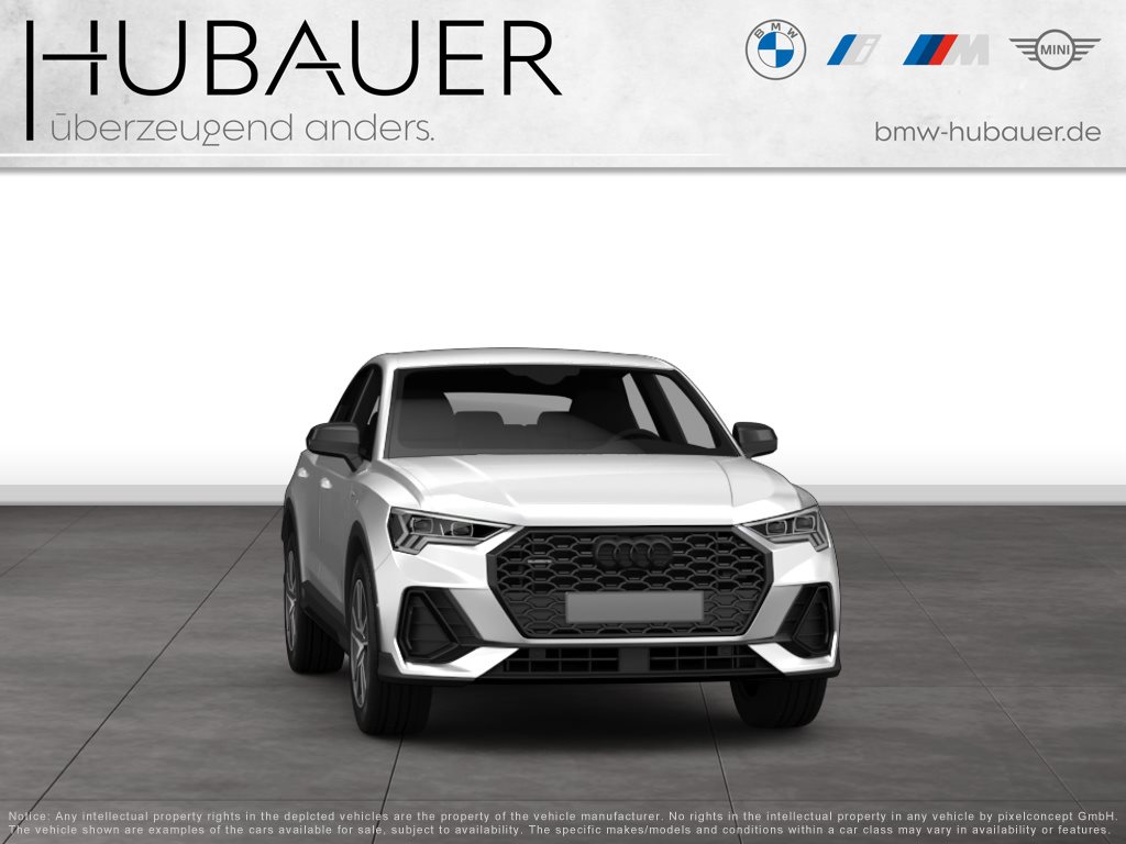 Fahrzeugabbildung Audi Q3 35 TFSI Sportback [AHK, 18 LMR, PDC hinten]