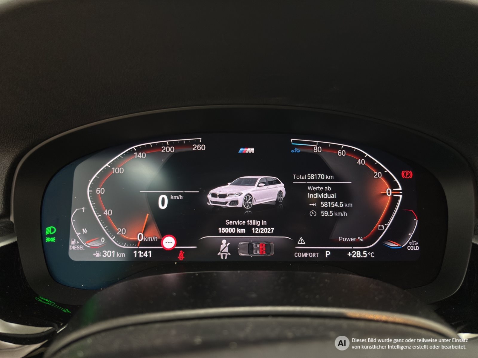Fahrzeugabbildung BMW 520d Touring [M Sport, LC Prof., HUD, RFK, 18 ]